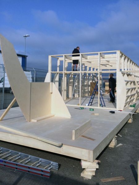 Schiffskonstruktion in Rostock