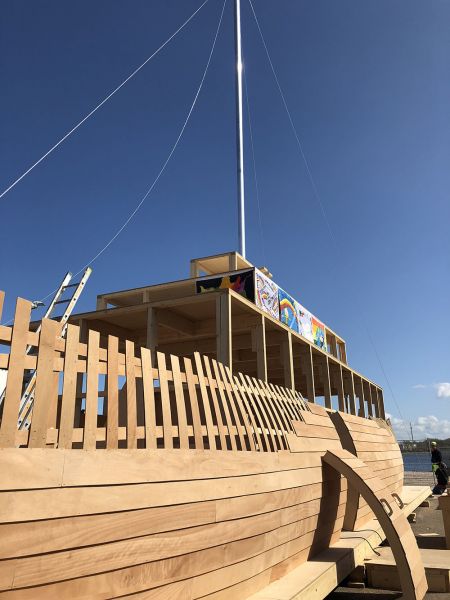Schiffskonstruktion in Rostock